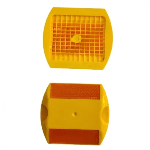 ABS Road Stud - High Quality Plastic, Easy Manual Installation, Weather Resistant, Customizable Sizes and Colors for Road Safety