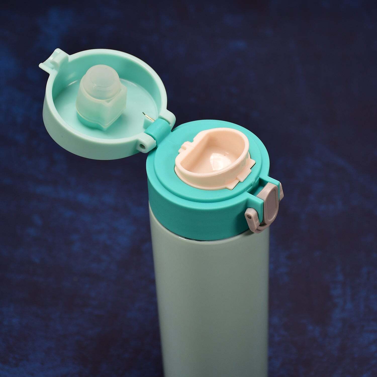 Water Bottle For Kids And Adults 400ml (6745) - Stainless Steel, 22x7x7 Cm, Multi-colored | Durable Design, Lightweight, Bpa-free Plastic Lid