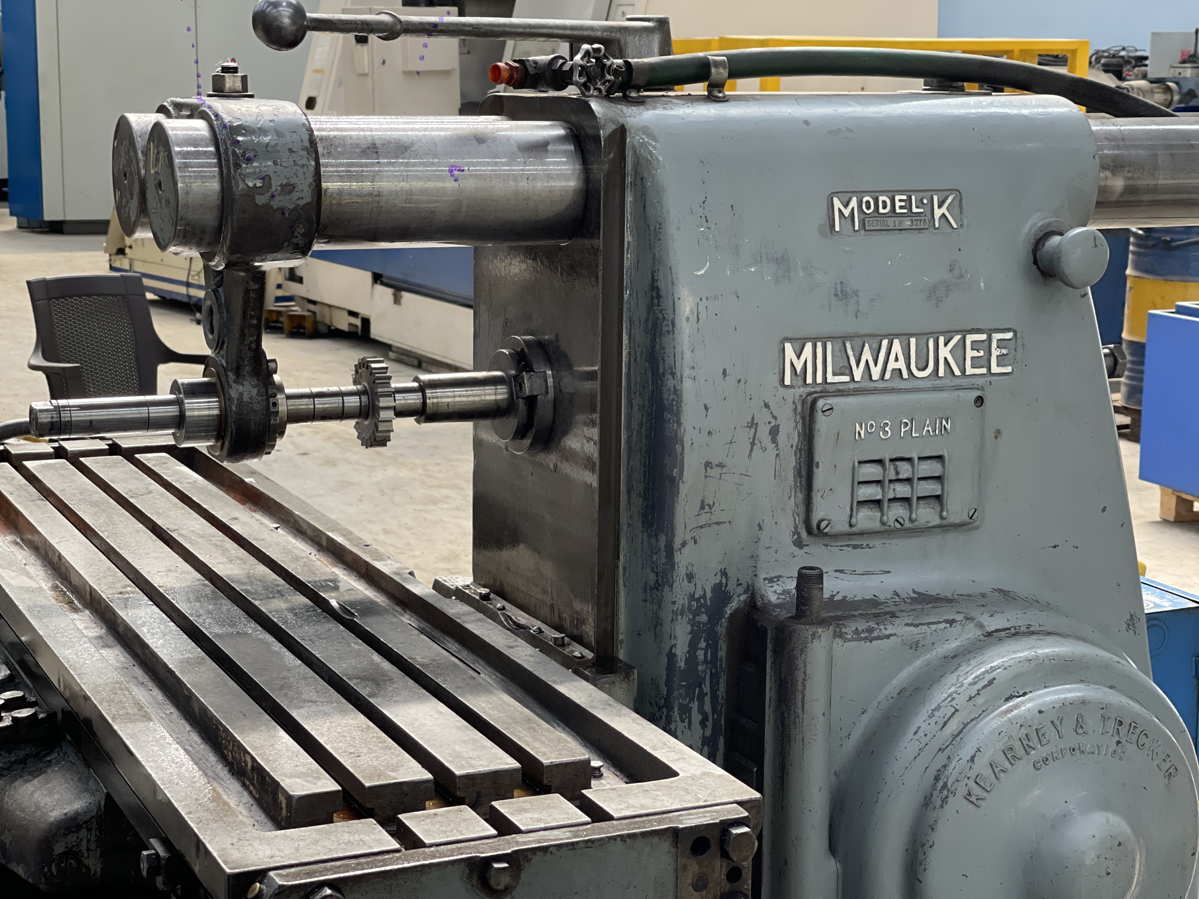 Kearney And Trecker Millwaukee Horizontal Milling Machine