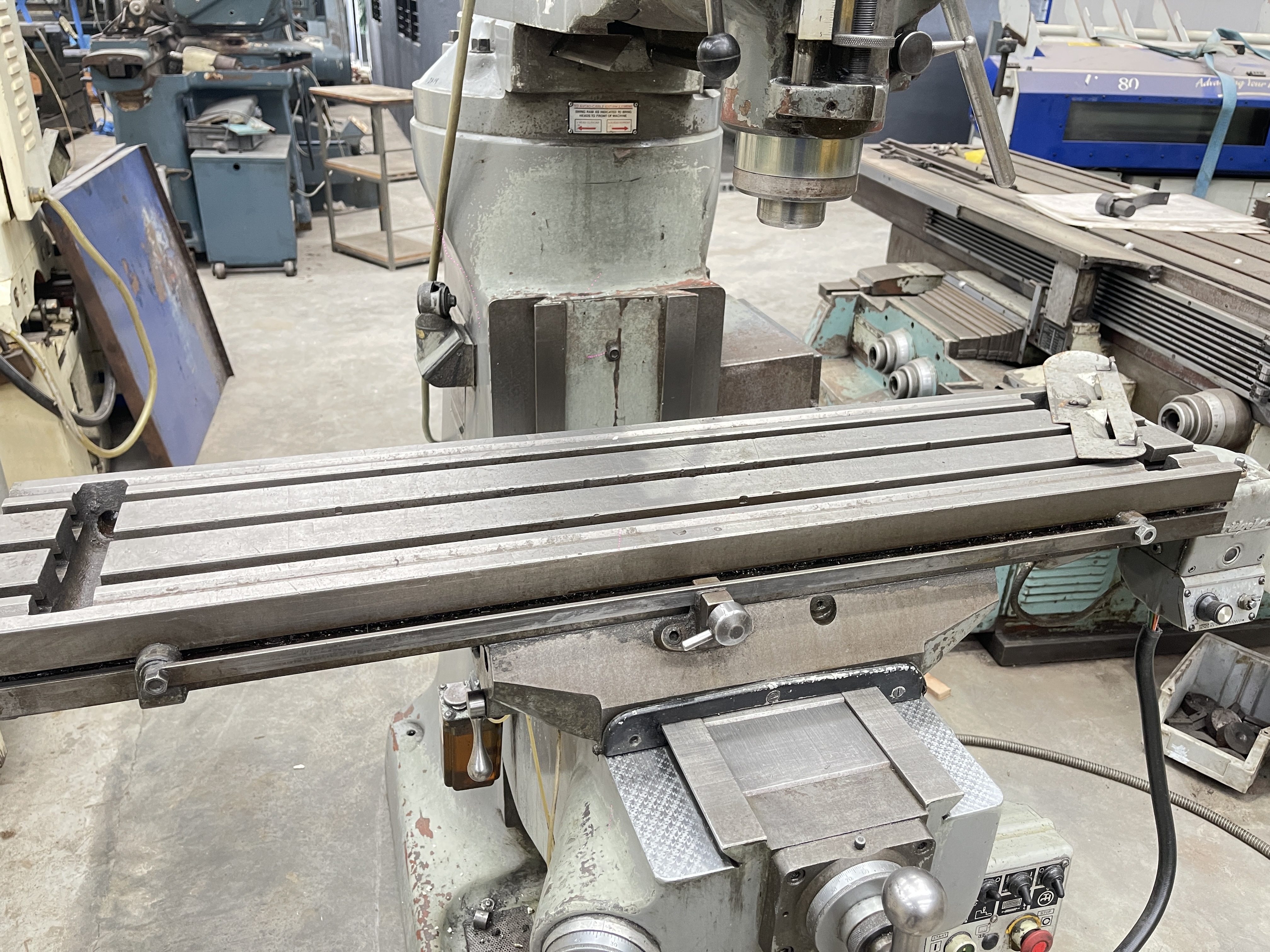 Bridgeport M1tr Turret Dro Milling Machine 1