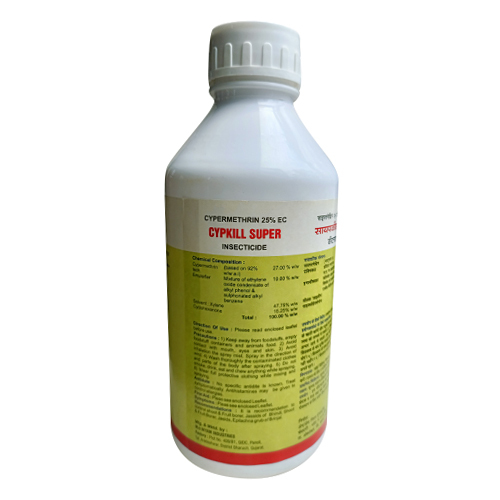 Cypermethrin 25% Ec Cypkill Super Application: Agriculture
