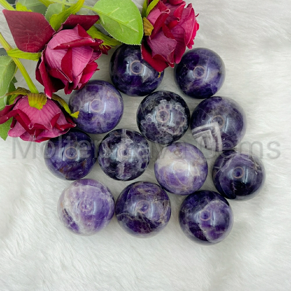 Chevron Amethyst Sphere Grade: Top