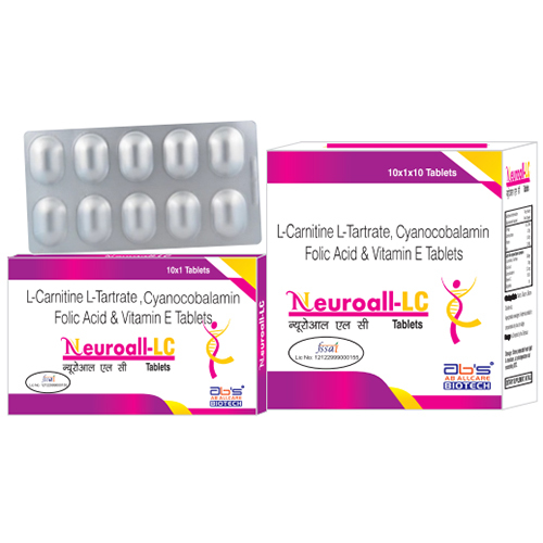 न्यूरोल एलसी सामग्री: एल-कार्निटाइन एल-टार्ट्रेट 500Mg