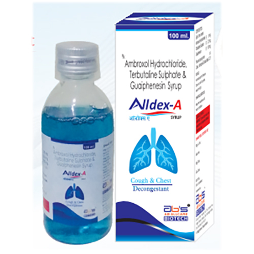 Alldex A Syrup Ingredients: Ambroxol Hydrochloride 30mg