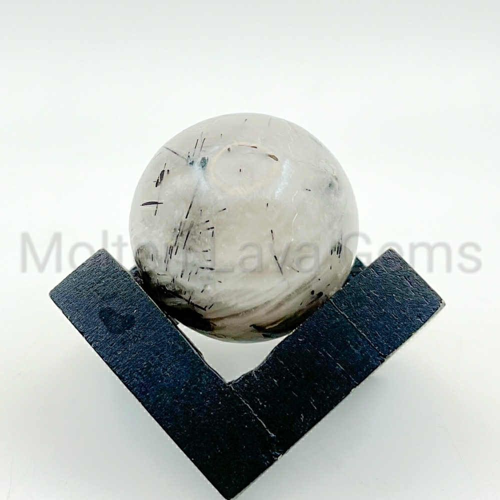 Black Rutile Sphere Grade: Top