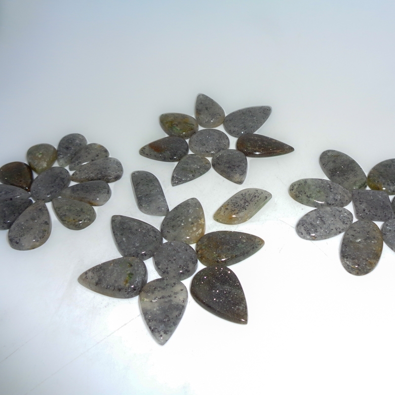 Black Sunstone Cabochons Grade: Top