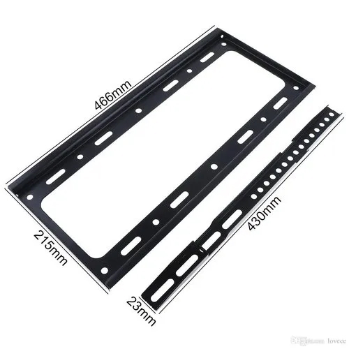 Redpower 26-55 Inch Fixed Wall Mount Tv Stand - Metal, 26-55 Inch, Black, Powder Coated | Durable Modular Design For Easy Installation