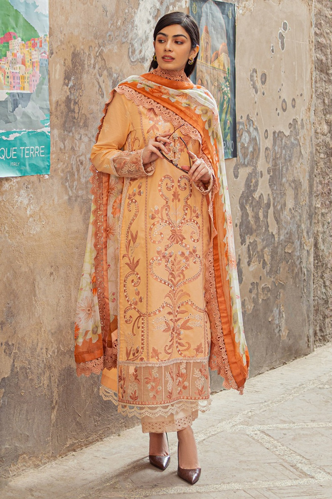 Blue Mushq Hemline Ladies Designer Suit