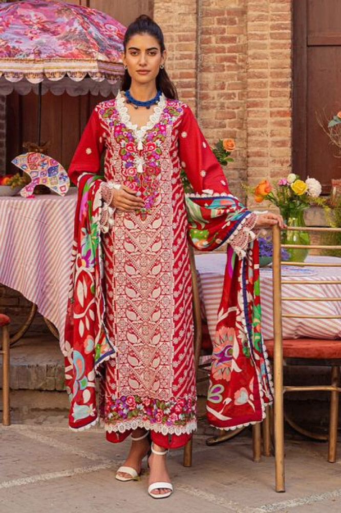 Blue Mushq Hemline Ladies Designer Suit