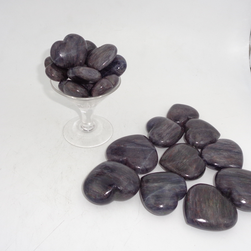 Blue Aventurine Hearts Grade: Top