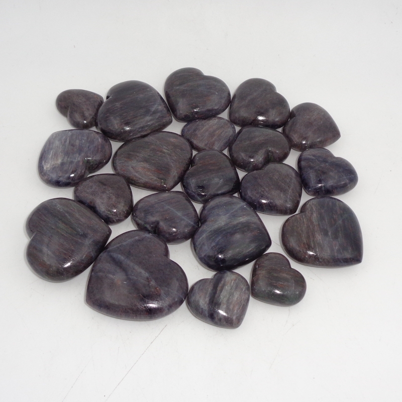 Blue Aventurine Hearts Grade: Top