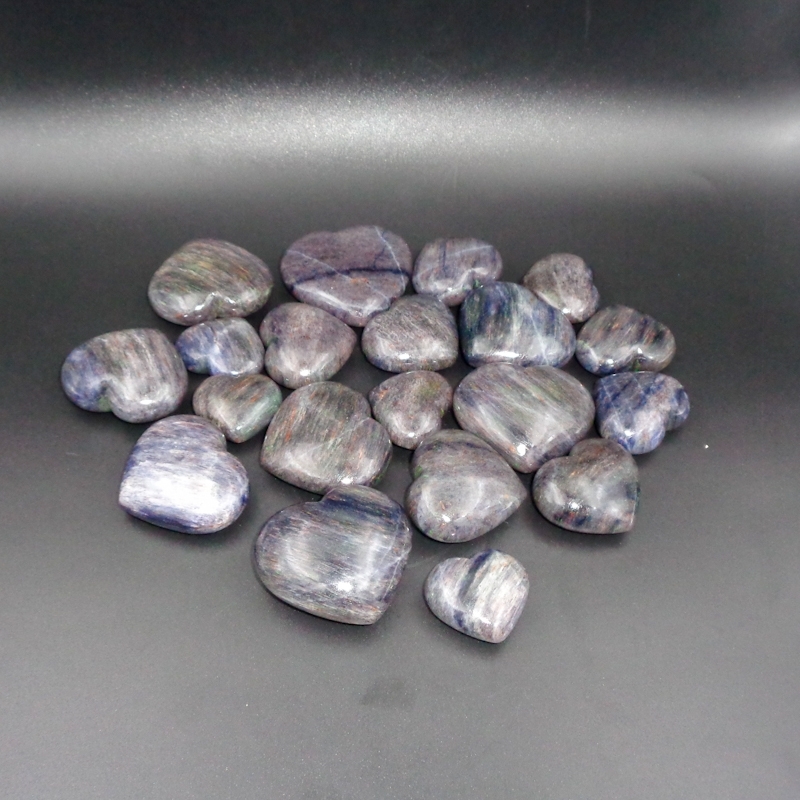 Blue Aventurine Hearts Grade: Top