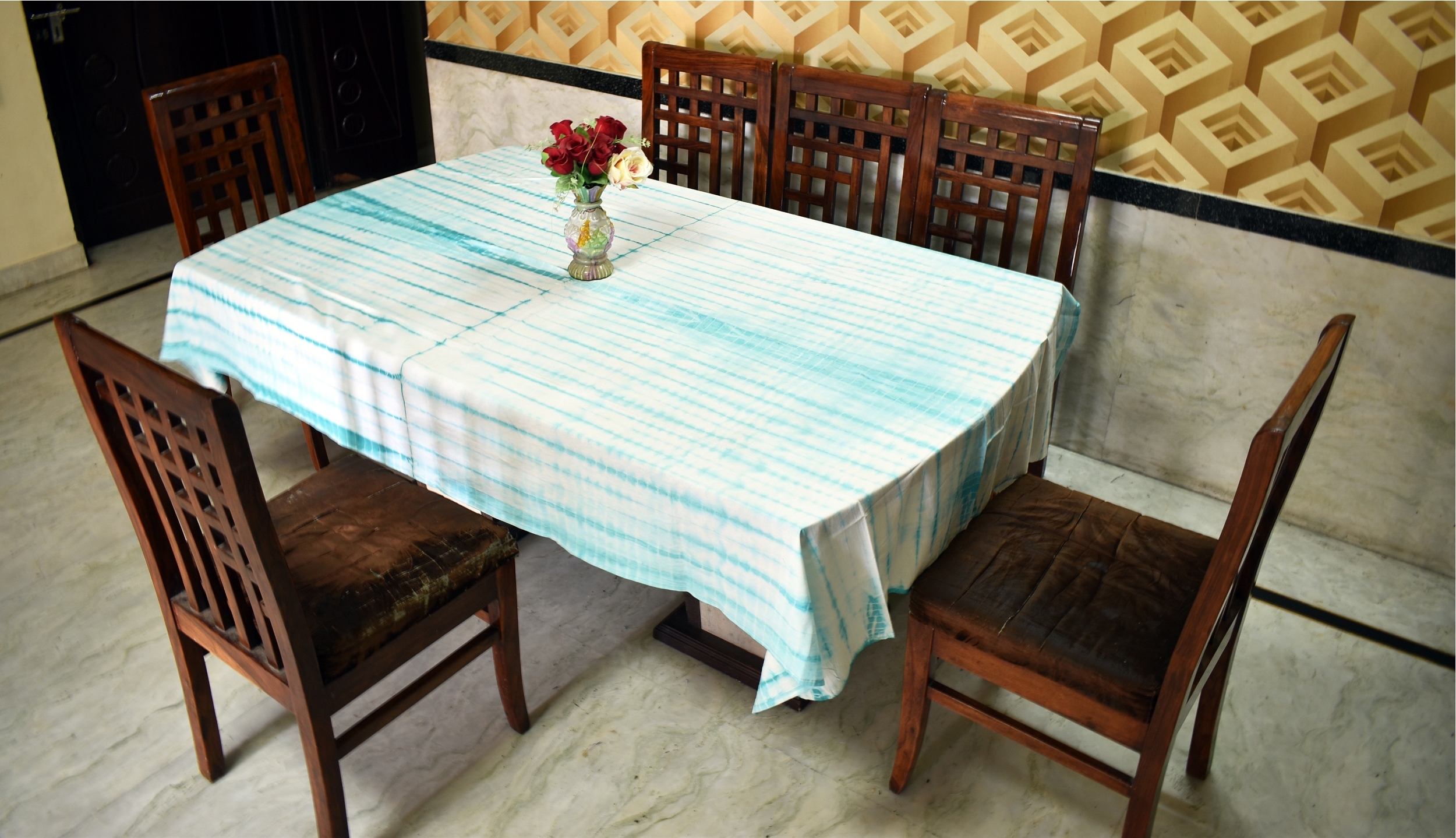 Show As Images Tie Dye Table Cloth