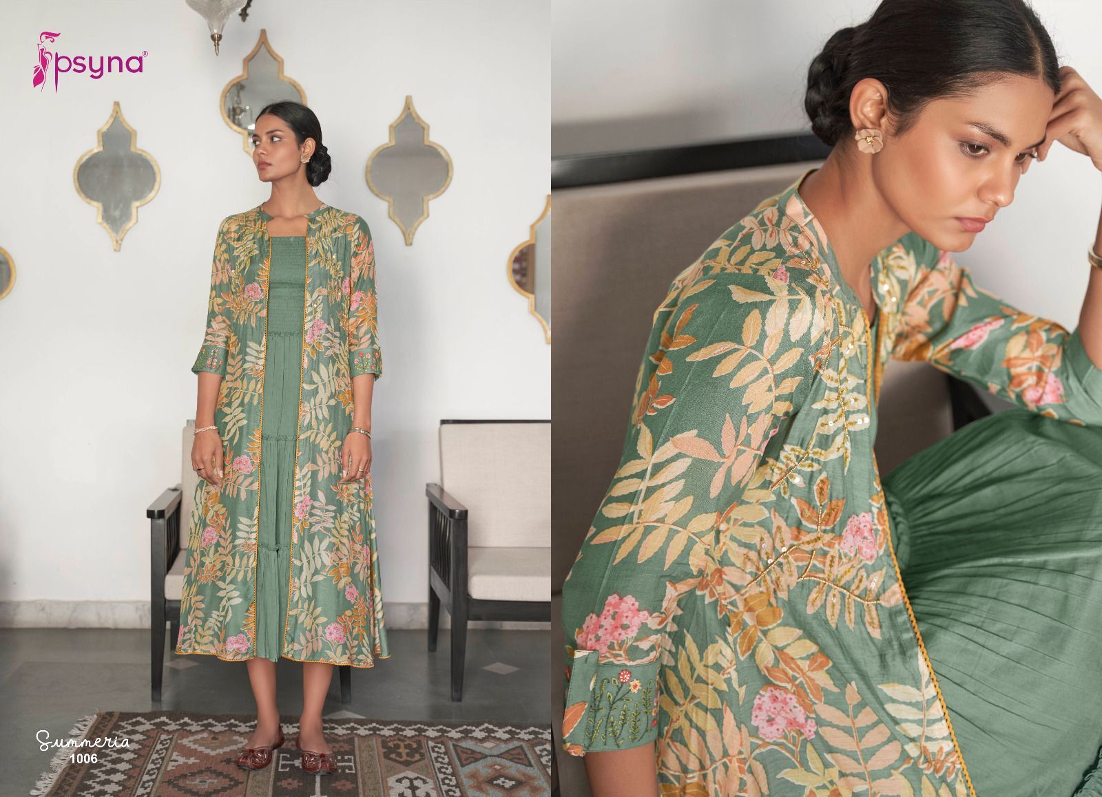 As Shown In The Images Shrug And Kurti With Handwork And Accessories