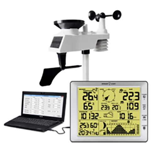 पीसी इंटरफेस के साथ पेशेवर मौसम स्टेशन अनुप्रयोग: औद्योगिक