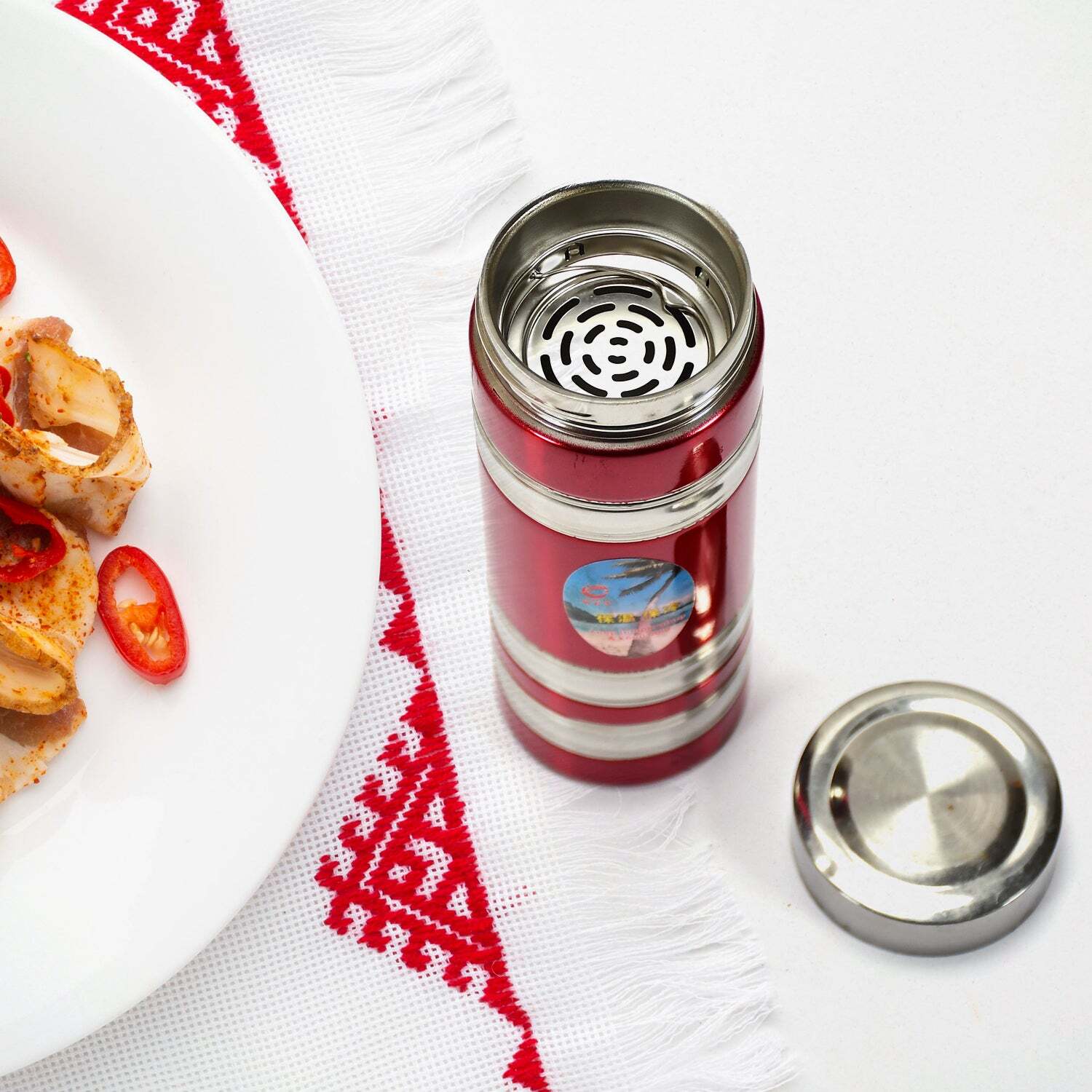 Mini Stainless Steel Water Bottle Bottle 380ml For School And Home - Stainless Steel, 6x6x25 Cm, Multi/assorted Colors | Ideal For School & Home Use