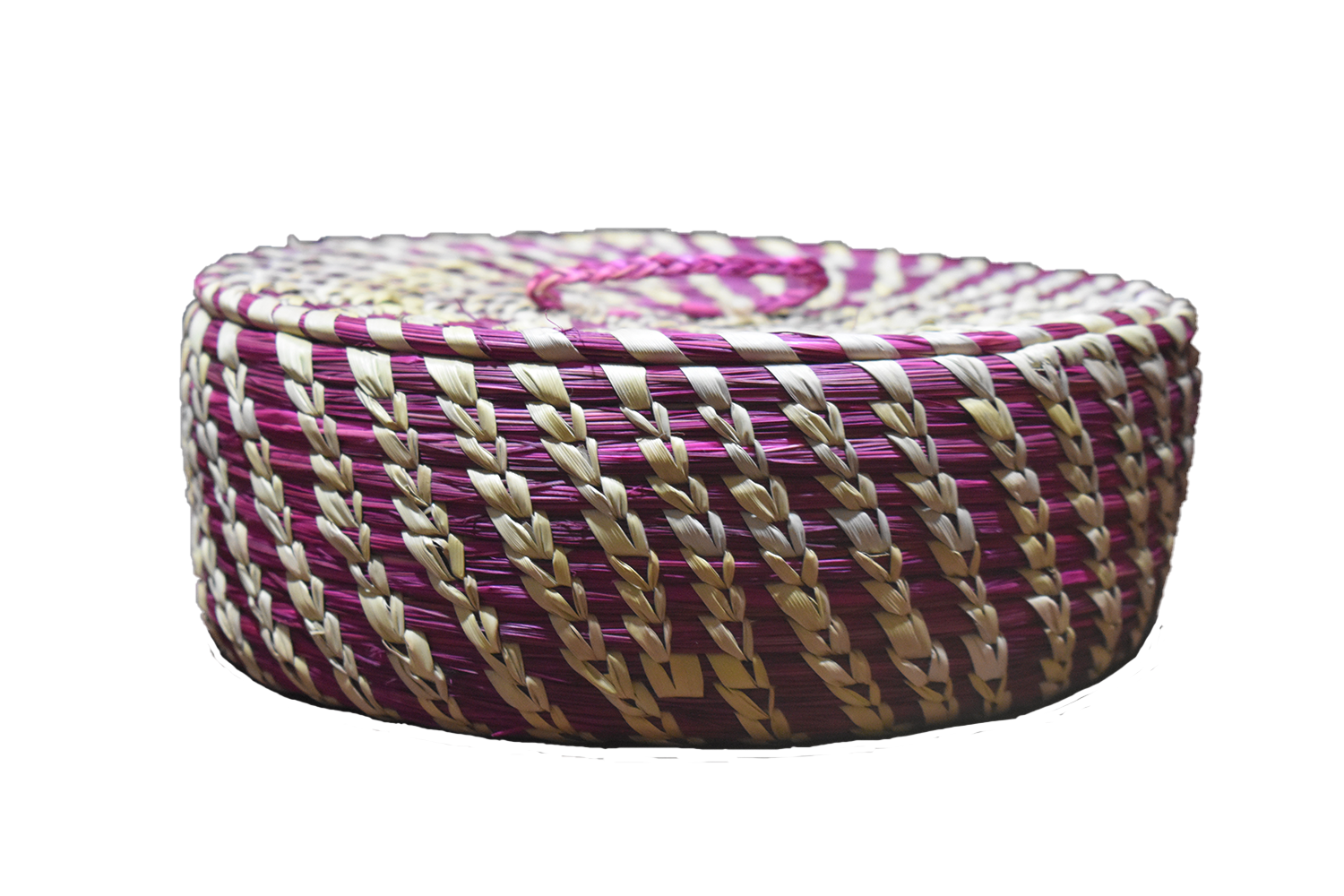 Natural Sabai Grass Handmade Chapati Box Length: 8 Inch (In)