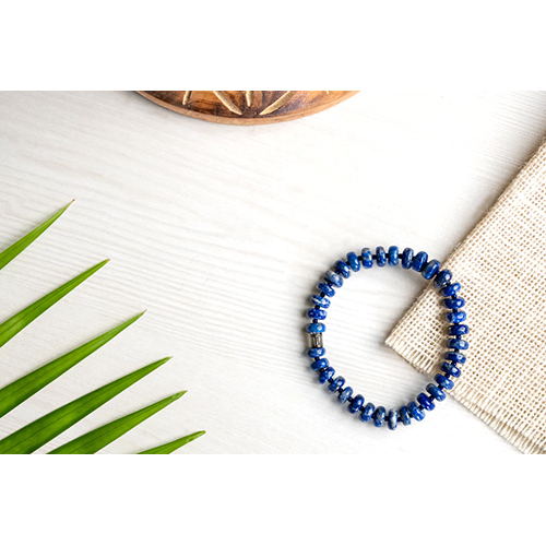 फैशन लैपिस लाजुली हीलिंग ब्रेसलेट