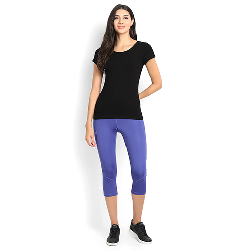 Rainy Black Color Bamboo Fabric Half Sleeves T Shirt