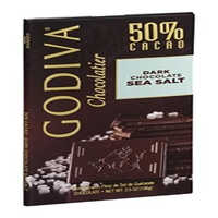  गोडिवा इम्पोर्टेड 50% कोको डार्क चॉकलेट बार