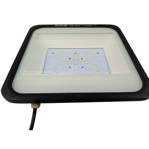 100w Eco Ww Led Flood Light - Plastic And Metal, Different Sizes Available, Black And White Color, Square Shape, Brilliant White Light