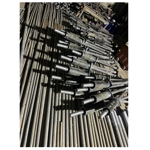 Gas And Pipeline Foundation Bolts - Dark Gray Color, Blacking Surface Treatment | Industrial Usage For Reliable Pipeline Construction