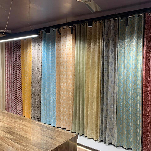 Coated Printed Polyester Curtain Fabric