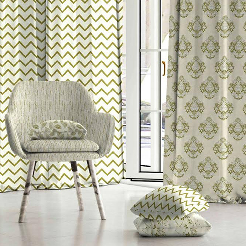 Coated Printed Polyester Curtain Fabric