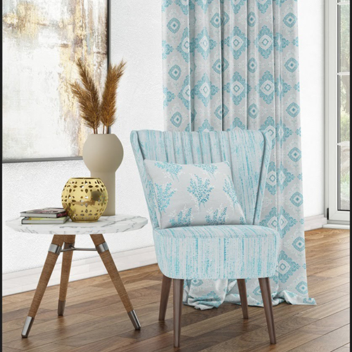 Coated Printed Polyester Curtain Fabric
