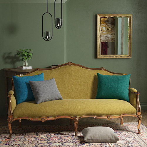 Anti-static Plain Sofa Polyester Fabric