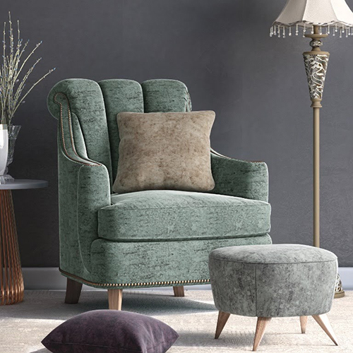 Anti-static Plain Sofa Polyester Fabric