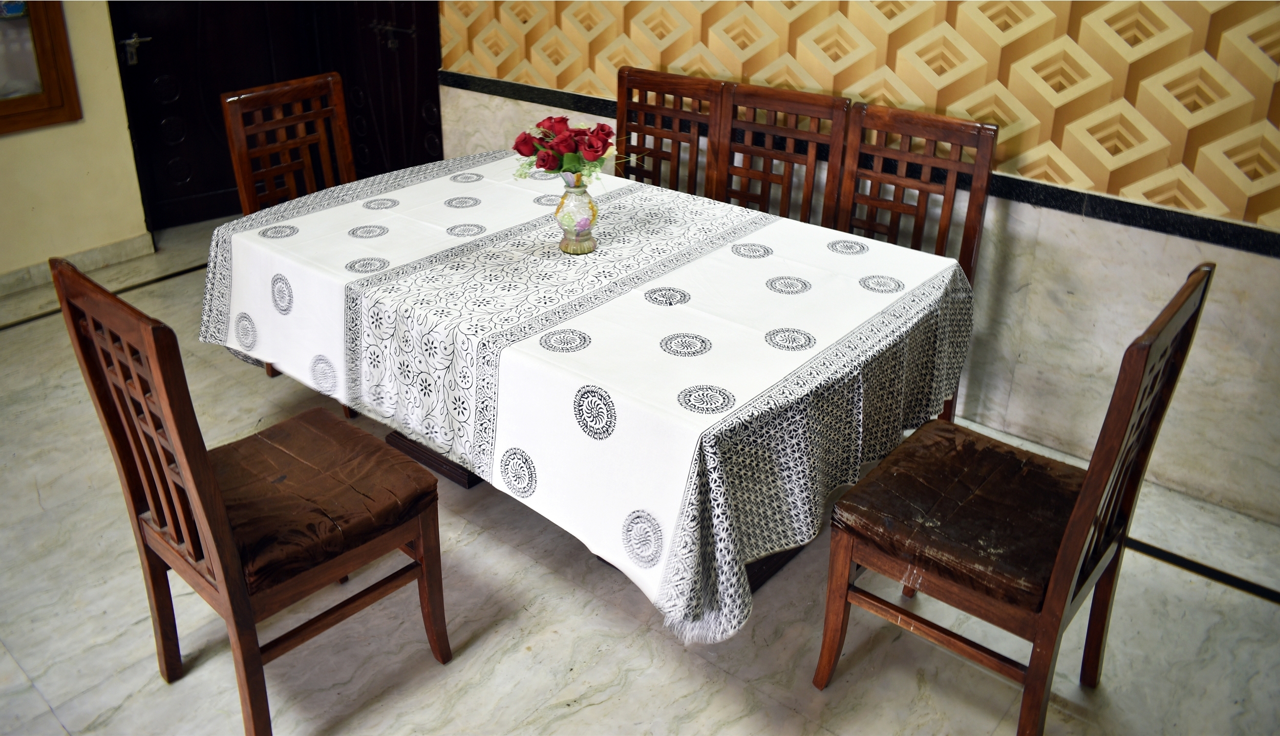 Show As Images Table Cloth Hand Block