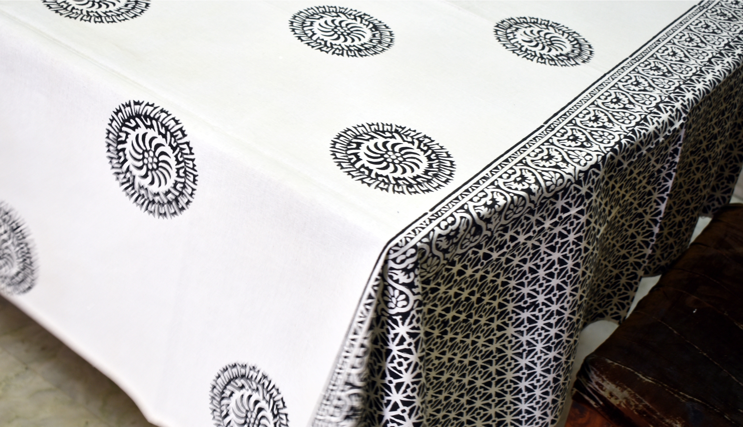 Show As Images Table Cloth Hand Block
