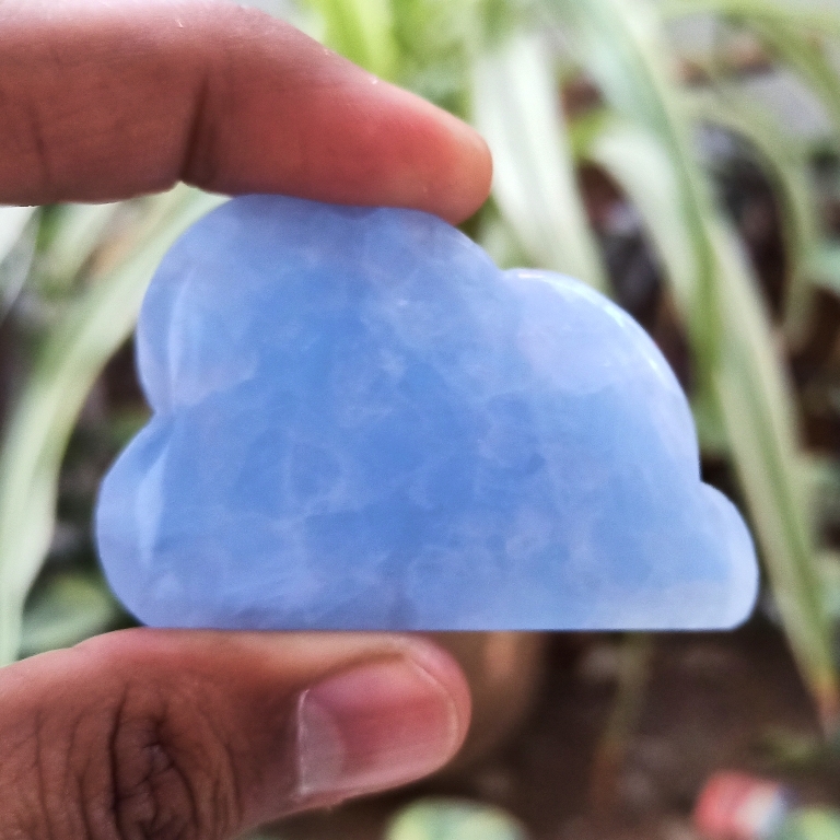 Blue Calcite Clouds Grade: Top