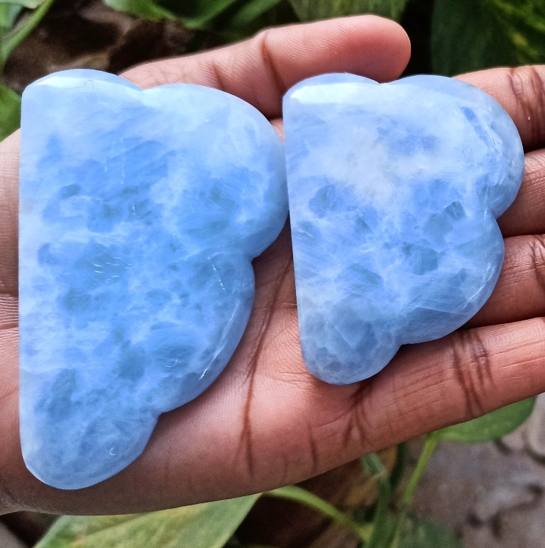 Blue Calcite Clouds Grade: Top