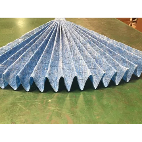 पैनल फिल्टर के लिए नॉन-वोवेंस प्लीट इंसर्ट