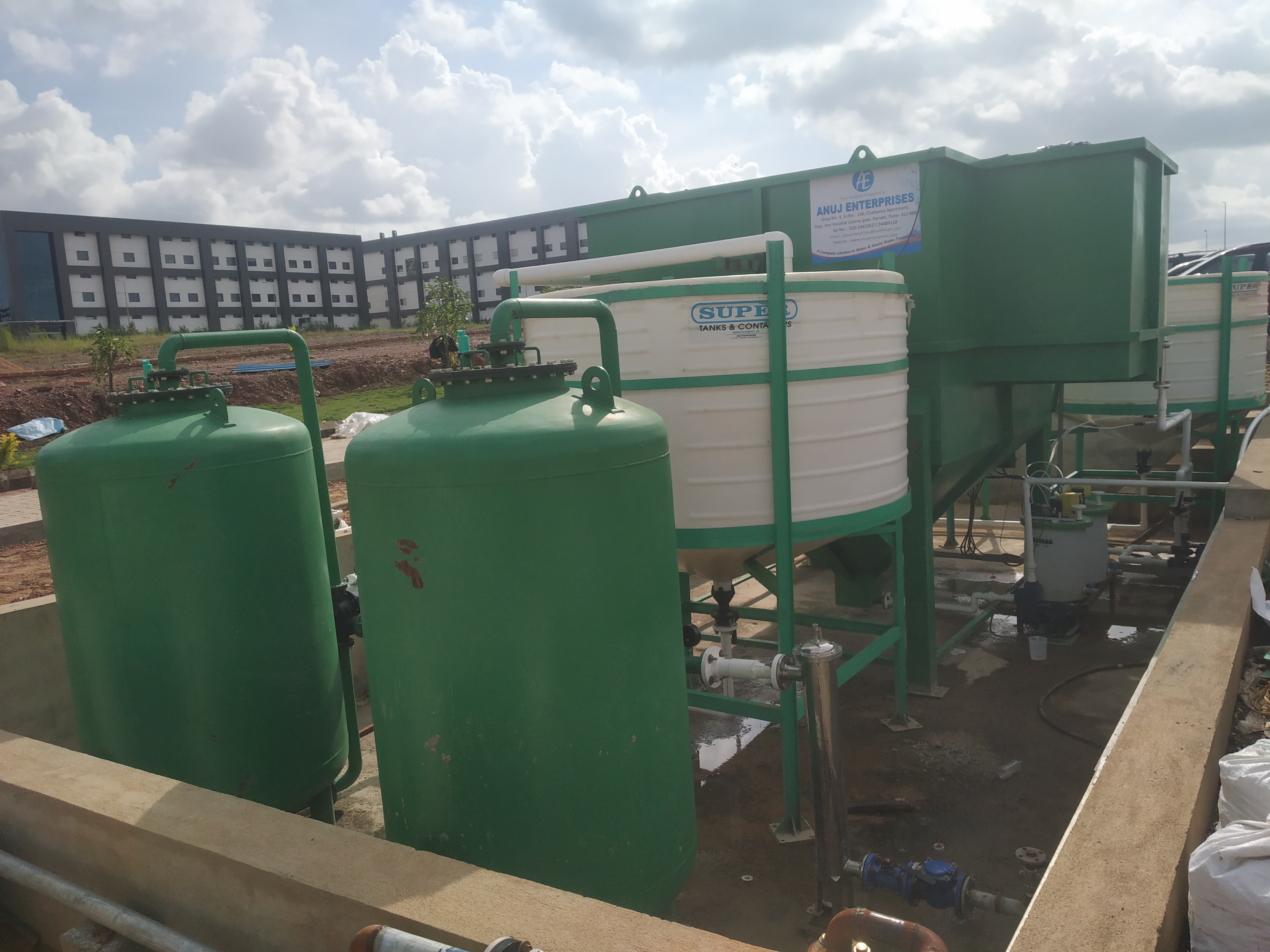 Automatic Water Treatment Plant - Frp & Msep Material, Fully Automatic System | Easy Installation, Low Maintenance, Produces Soft, Non Scale Forming Water