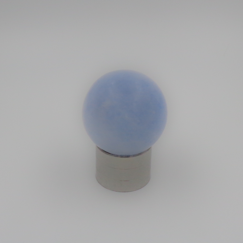 Blue Calcite Sphere Grade: Top
