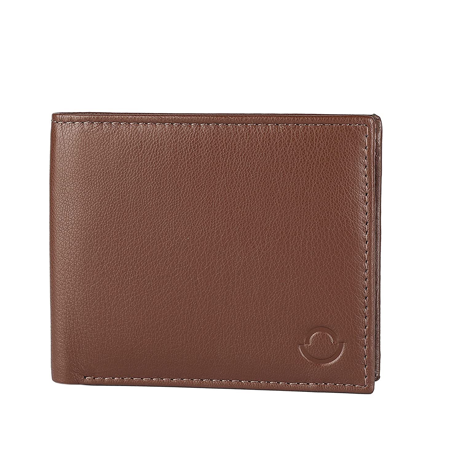 Brown Omax Real Leather Wallet For Men-ltwl