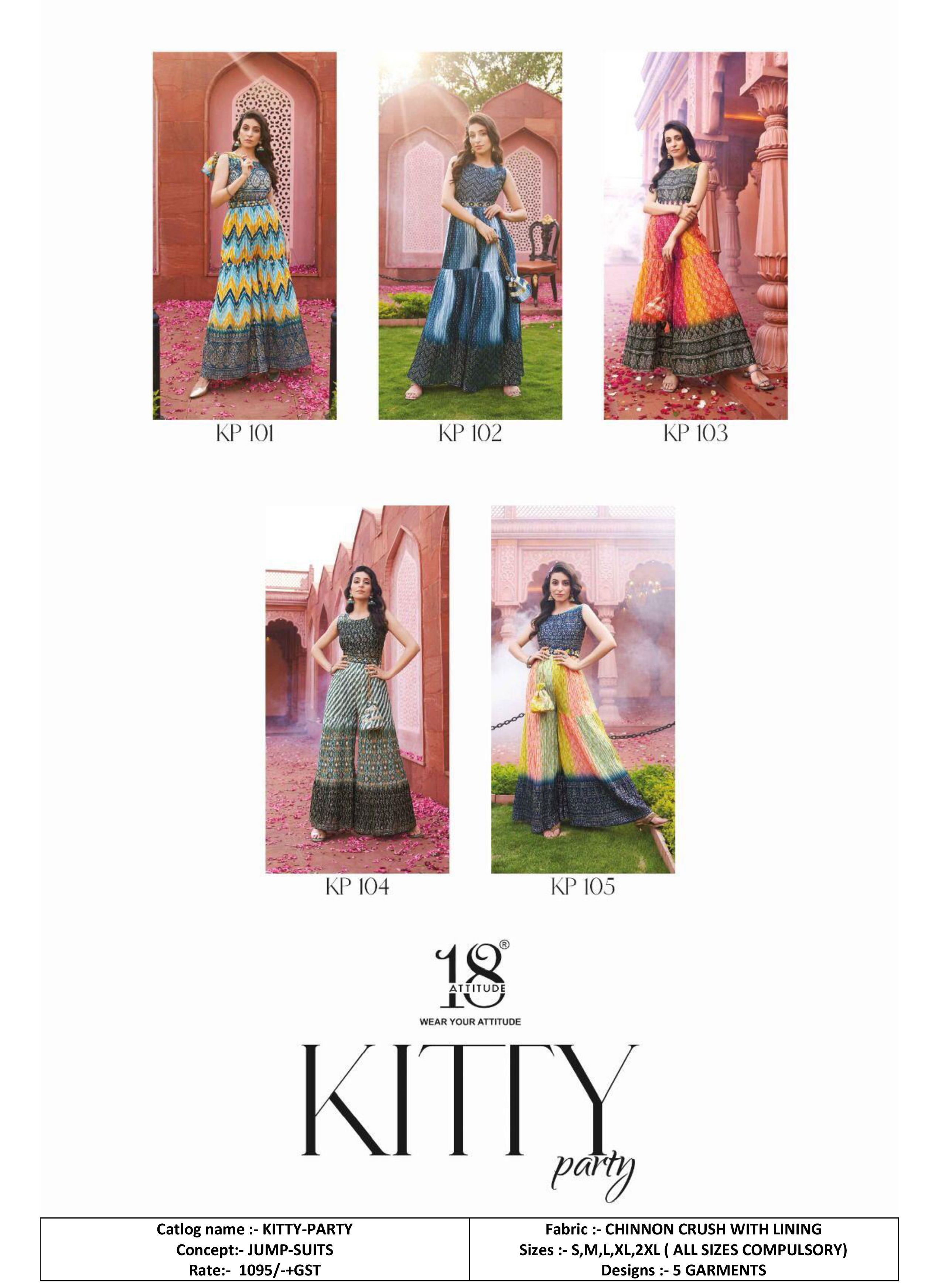 Indo-western Jumpsuits - Chinon Crush With Lining, Sizes S-2xl, 5 Unique Designs For Stylish Kitty Party Celebrations