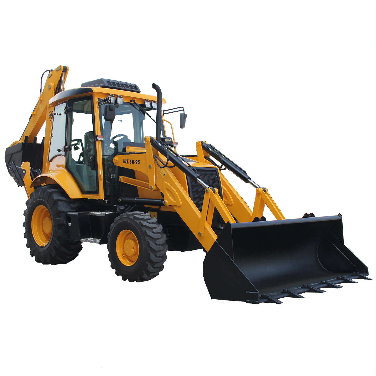 Wheel Loader - Raw Material, 7960mm L X 3070mm W X 3490mm H | Twin Pump Merging Hydraulic System, Air Over Hydraulic Brake System, Automatic Leveling Ability