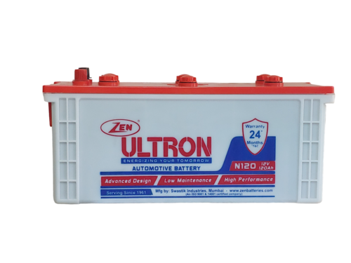 Zen N120 ऑटोमोटिव लीड एसिड बैटरी वोल्टेज: 12 वोल्ट (V)
