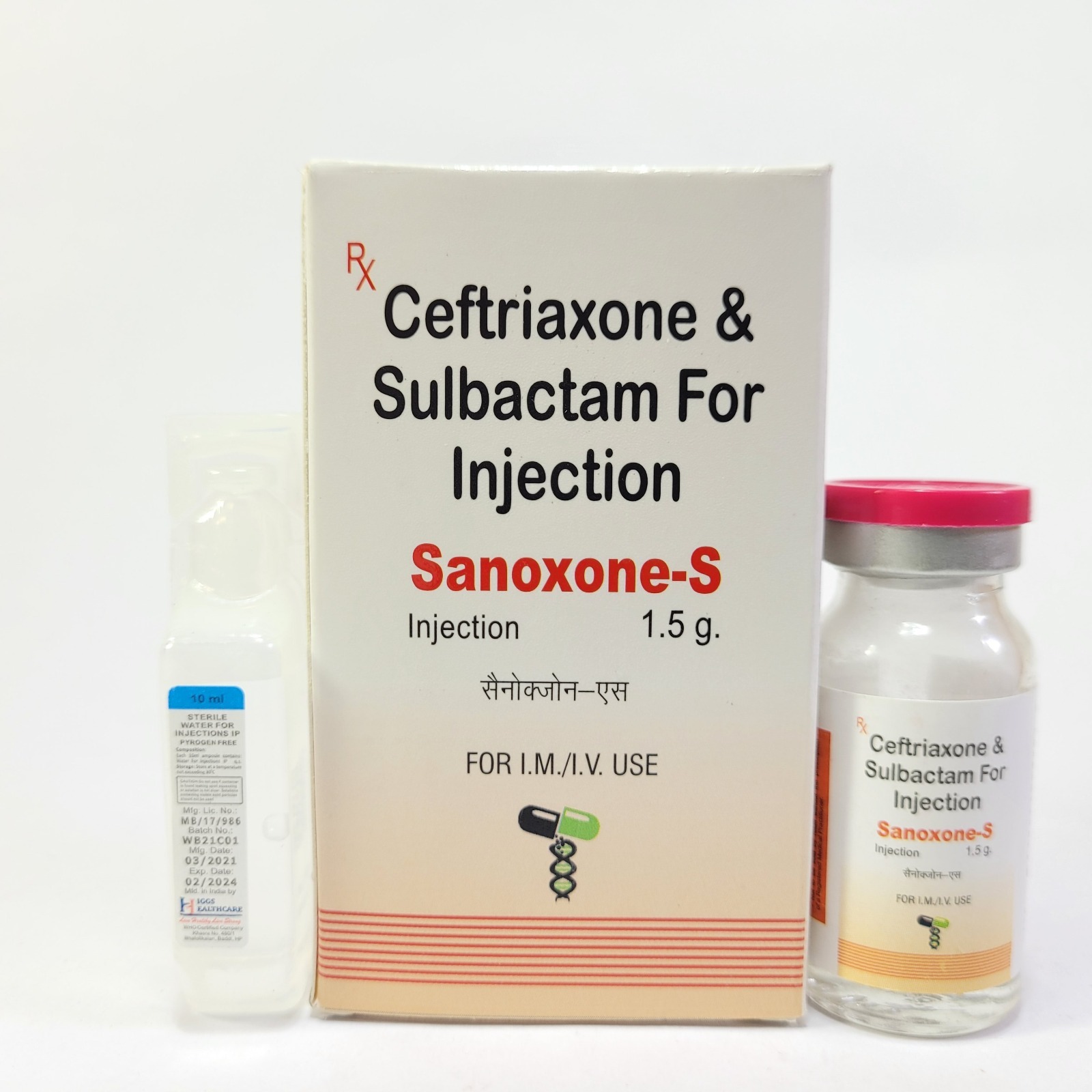 Ceftriaxone And Sulbactam For Injection