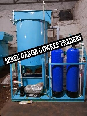 Blue Skid Mounted Effluent Treatment Plant