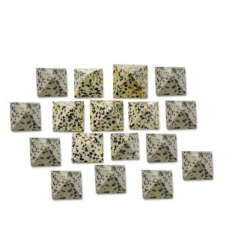 Dalmatian Jasper Pyramid Grade: Top