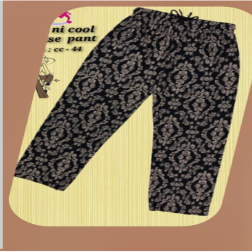 Ladies Pant - Girls Printed Design | Stylish And Comfortable Everyday Wear For Trendy Young Fashion Enthusiasts