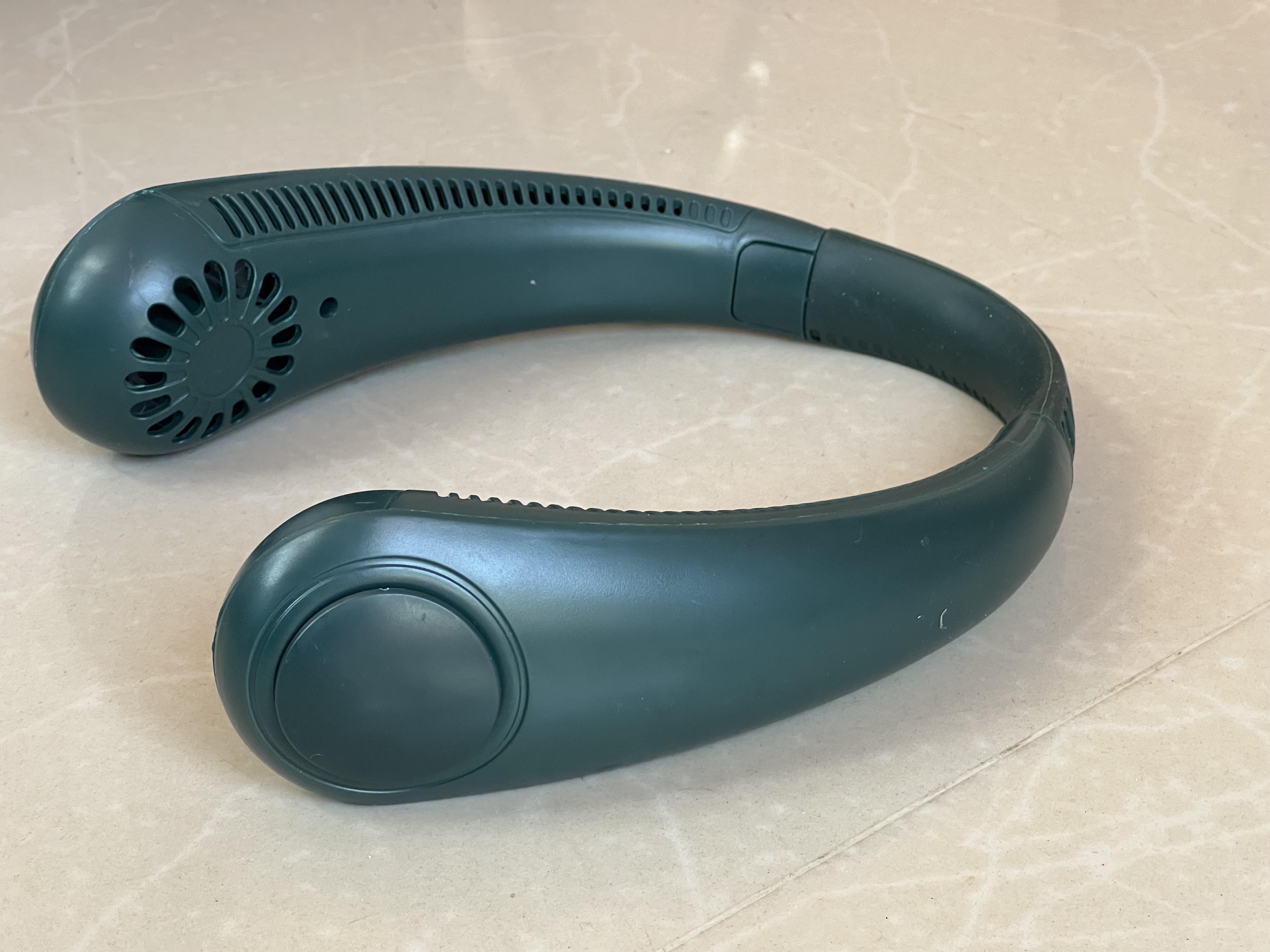 Neck Fan Rechargeable - Abs Plastic, 170 X 150 X 50mm | 2000mah Battery, 4-8 Hours Life, Adjustable Speed, Hands-free, Lightweight, Usb Rechargeable