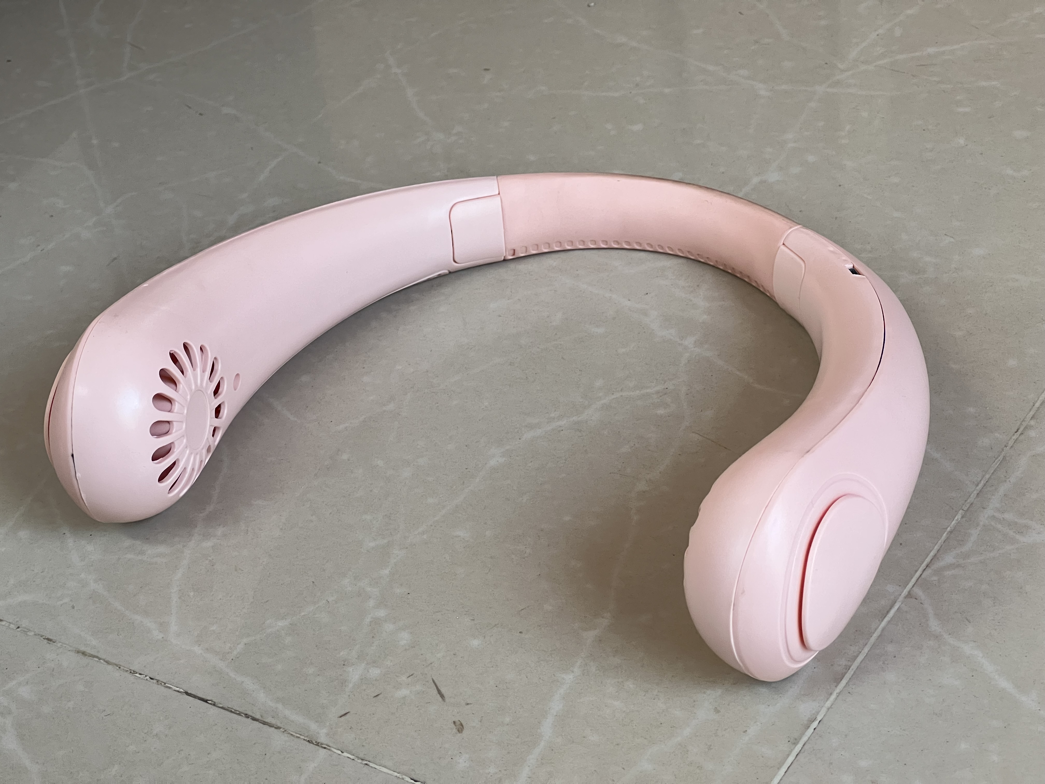 Neck Fan Rechargeable - Abs Plastic, 170 X 150 X 50mm | 2000mah Battery, 4-8 Hours Life, Adjustable Speed, Hands-free, Lightweight, Usb Rechargeable