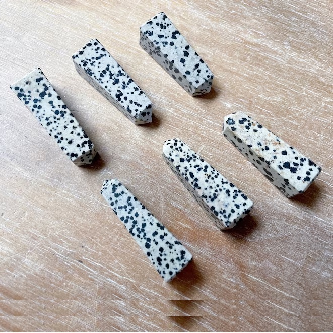 Dalmatian Jasper Tower Obelisk Grade: Top