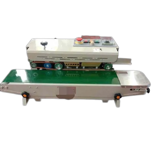 Horizontal Band Sealer Machine - Automatic Electric Operation | New Band Sealing Technology, Efficient Sealing Performance